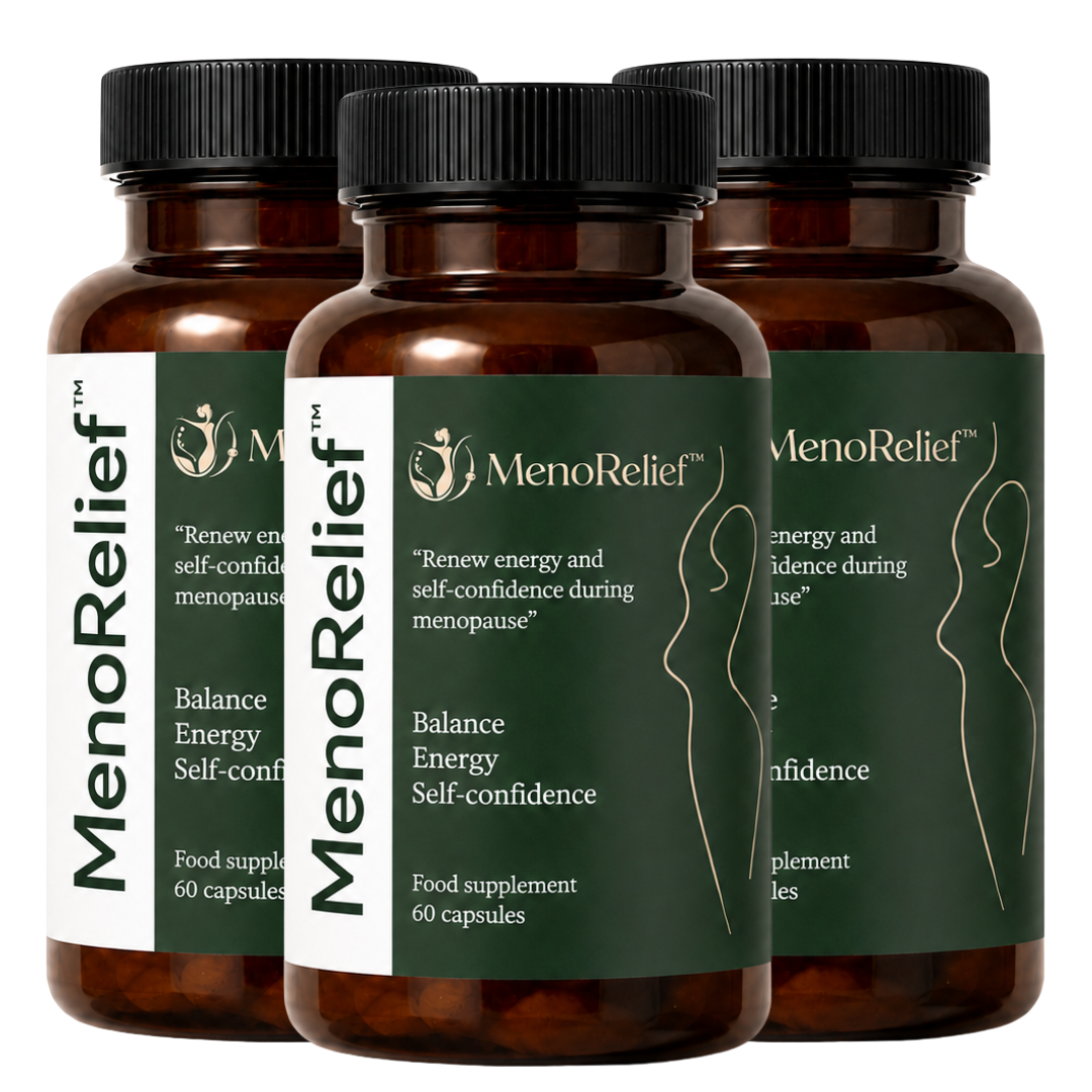 MenoRelief™-kapslar | Slipp stickande hälsmärta inom 1 vecka