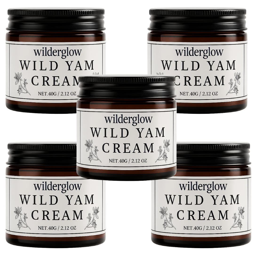 WilderGlow™ Wild Yam Cream för hormonell balans