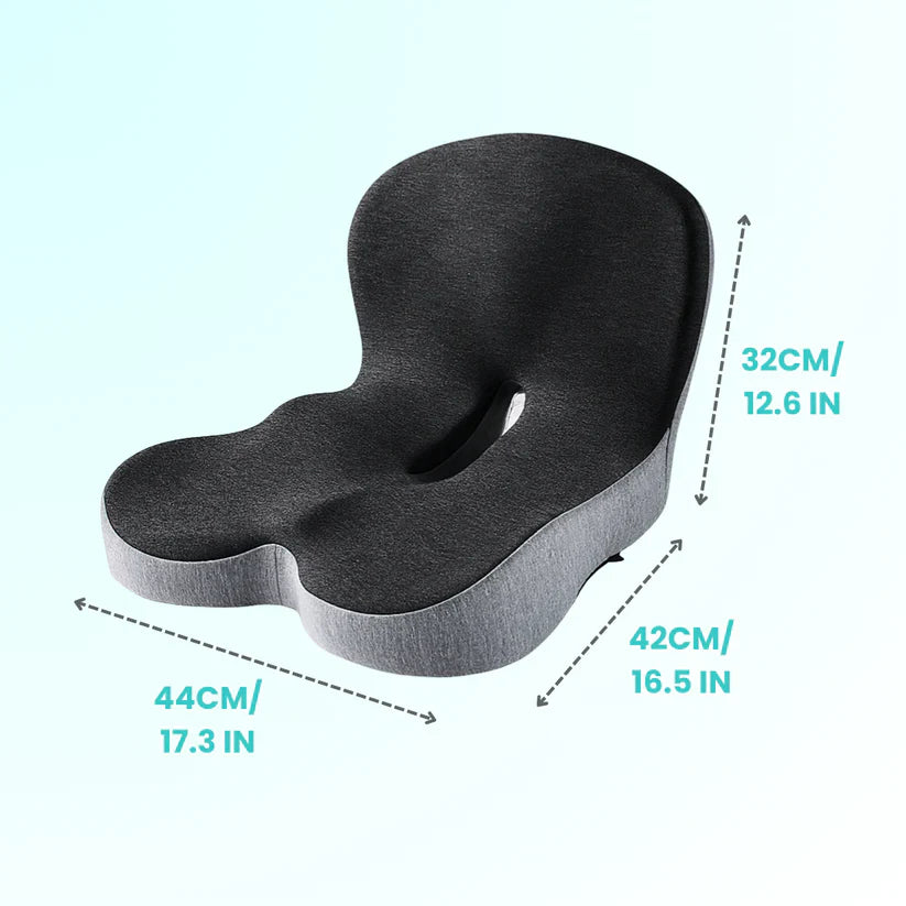 Relaxa™ Sittkudde – Komfort för Rygg, Höft & Svanskota