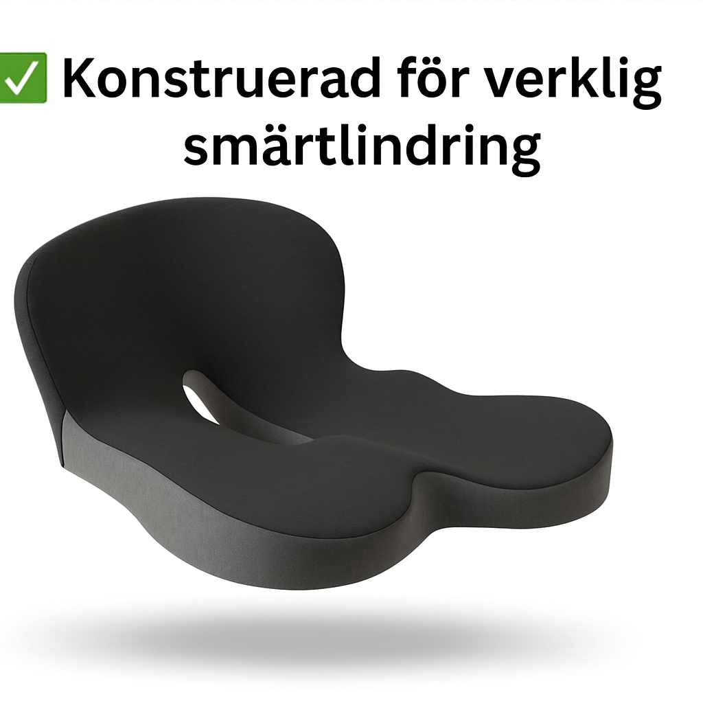 Relaxa™ Sittkudde – Komfort för Rygg, Höft & Svanskota
