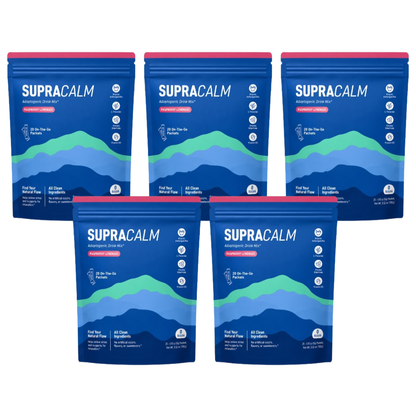 SupraCALM™ Adaptogenic Drink Mix — Raspberry Lemonade (20 Packets)