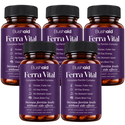 Ferra Vital™ Complete Ferritin Complex – Järn med långsam frisättning + B6, B12, folat & C-vitamin