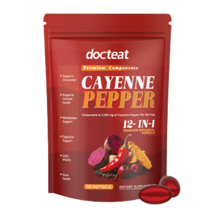 Docteat Cayenne Pepper™ – Cayennepeppar mjukkapslar