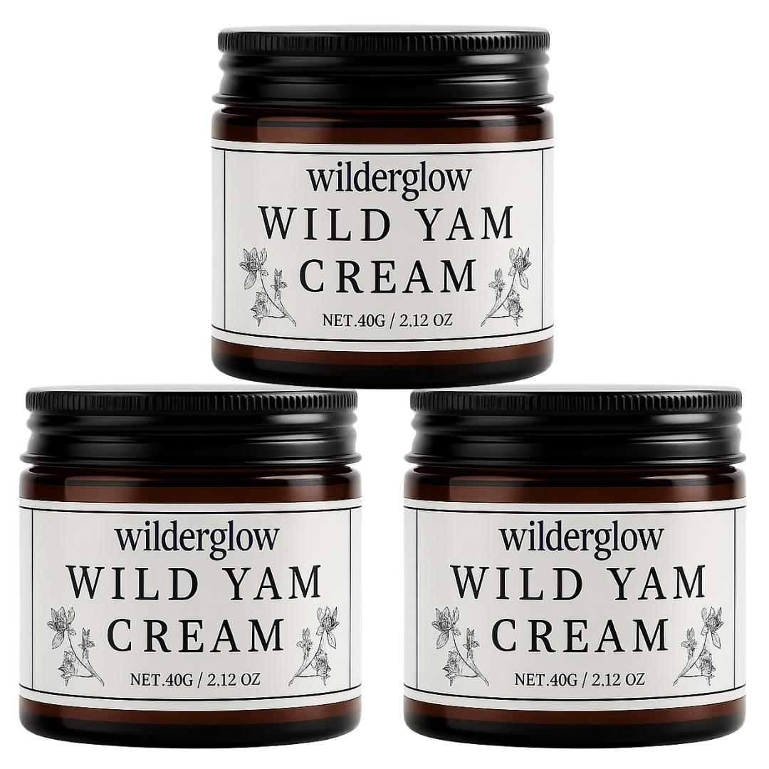 WilderGlow™ Wild Yam Cream för hormonell balans