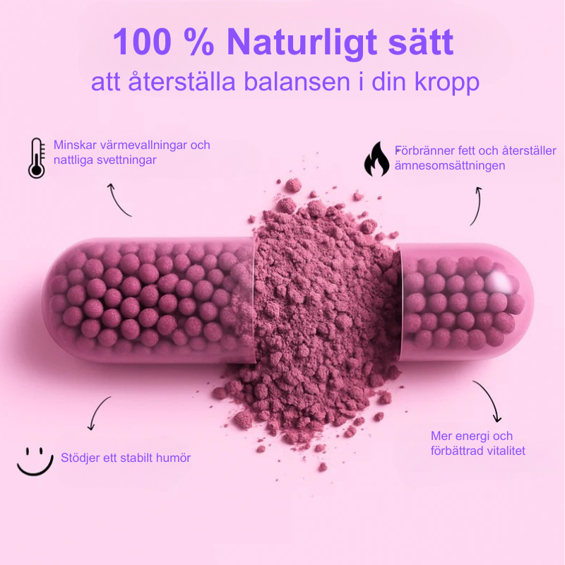 Meno™ | Naturligt stöd för balans under klimakteriet