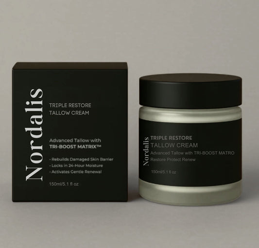 Nordalis Tallow Cream™|Närande kräm för återfuktad, motståndskraftig och ungdomlig hud.