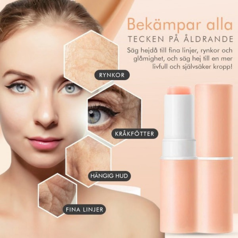 Wrinkle Stick | Glycerin + Avokadoextrakt Återfuktande Anti-Aging Stick