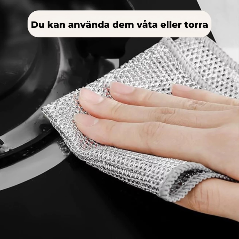 CleanFast| Rostfri Ståltråd Återanvändbar Diskduk