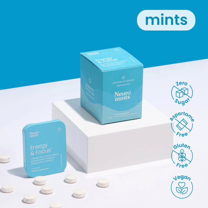 Neuro Mints | Energi & Fokus-pastiller