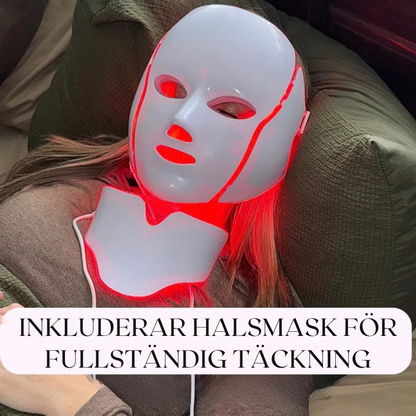 Regen Mask™ LED & Mikroström Ansiktsmask | Synbart fastare hud på 2 veckor