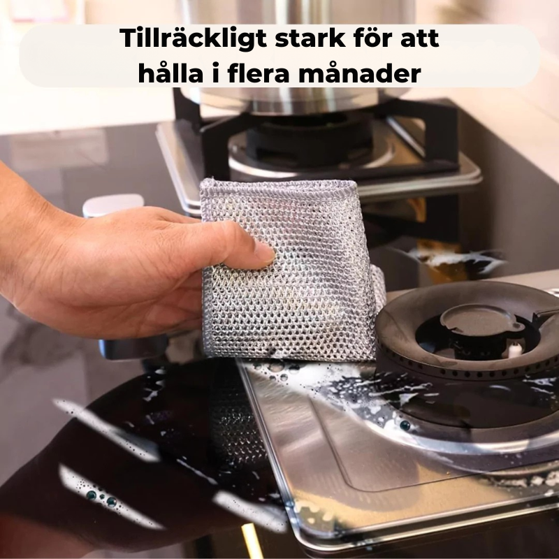 CleanFast| Rostfri Ståltråd Återanvändbar Diskduk