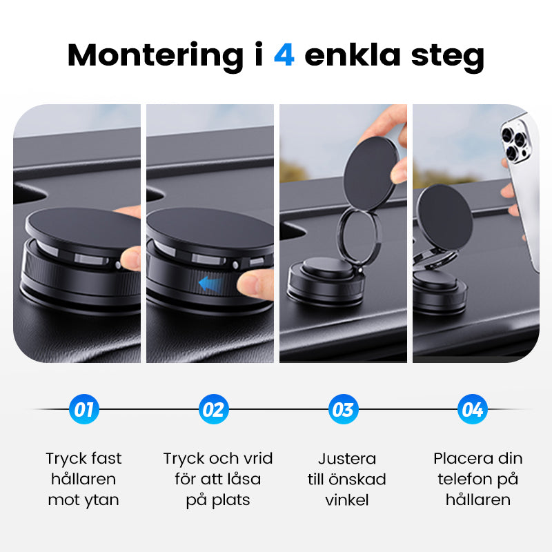 Holdr360™ - vakuum-magnetisk telefonhållare