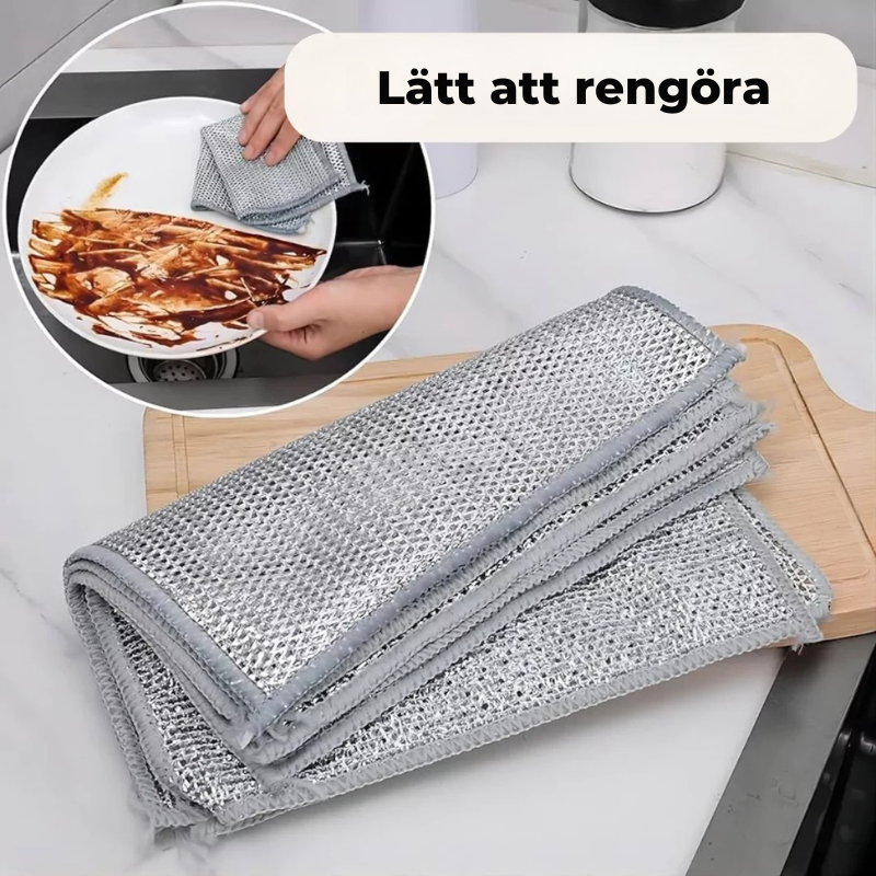 CleanFast| Rostfri Ståltråd Återanvändbar Diskduk