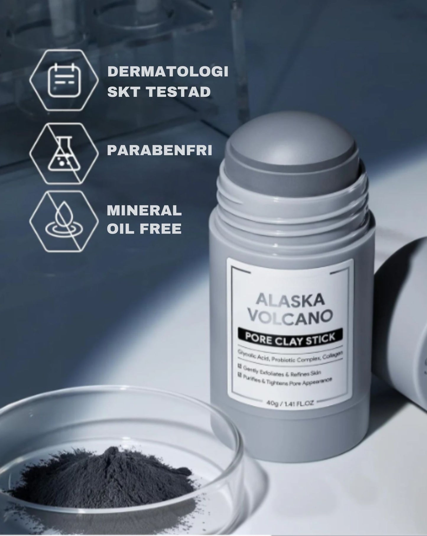 Alaska Volcano | Blackhead & Pore Deep Cleansing Clay Mask Stick