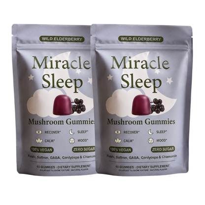 Miracle Sleep™ — Svampgummin med reishi & saffran (60 gummin)