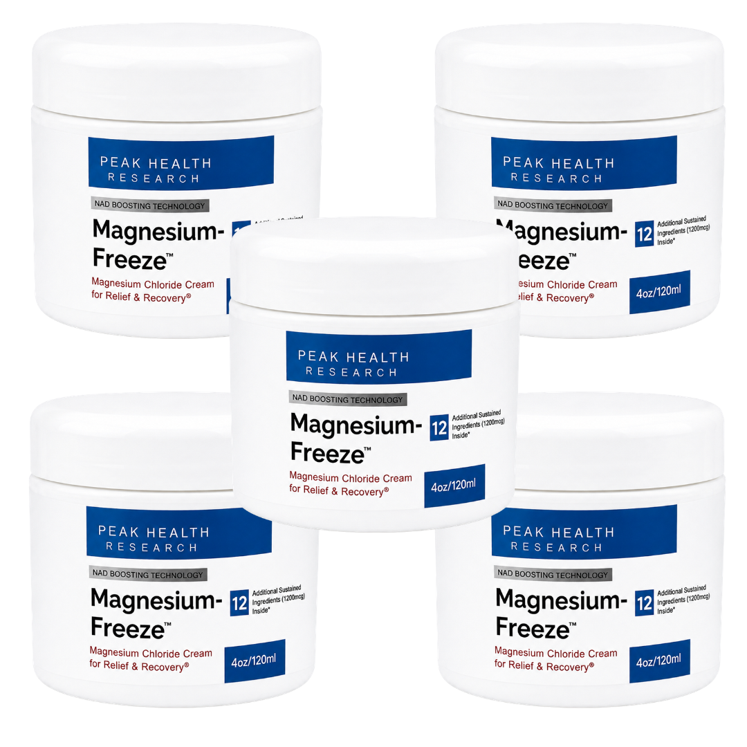 Magnesium Freeze™ Kräm | Minska axelsmärta med upp till 85 % på bara 7 dagar!