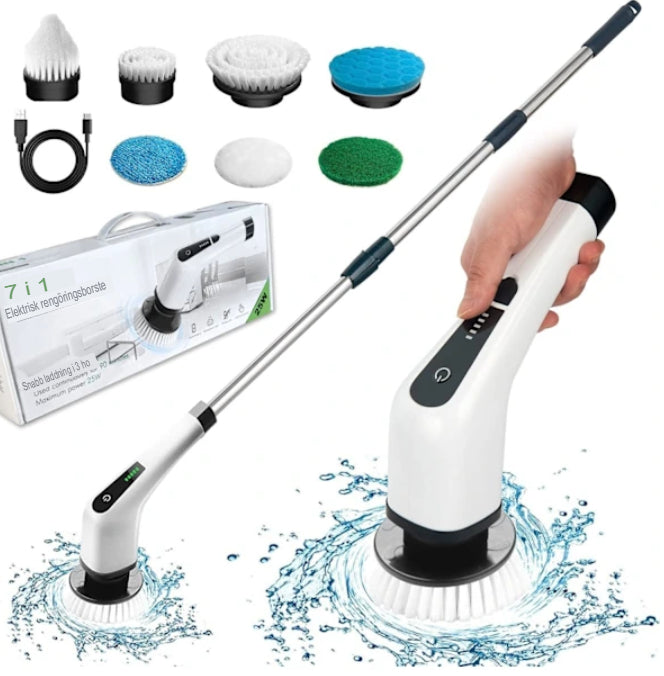 7-i-1 Elektrisk Rengöringsborste