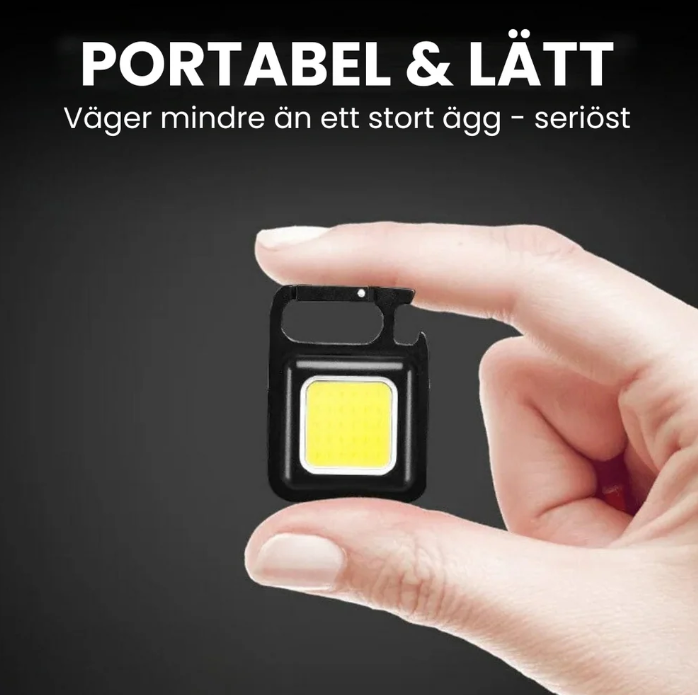 LumiQ Pocket™|Liten, bärbar och extremt ljusstark