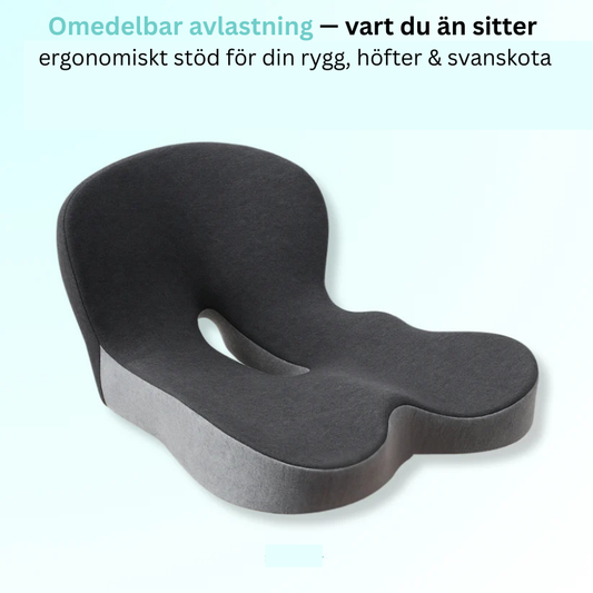 Relaxa™ Sittkudde – Komfort för Rygg, Höft & Svanskota