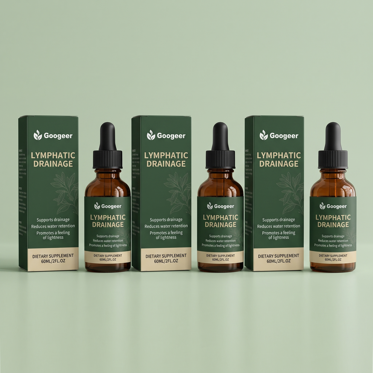 Googeer Lymfdranage 60 ml - 3 pack