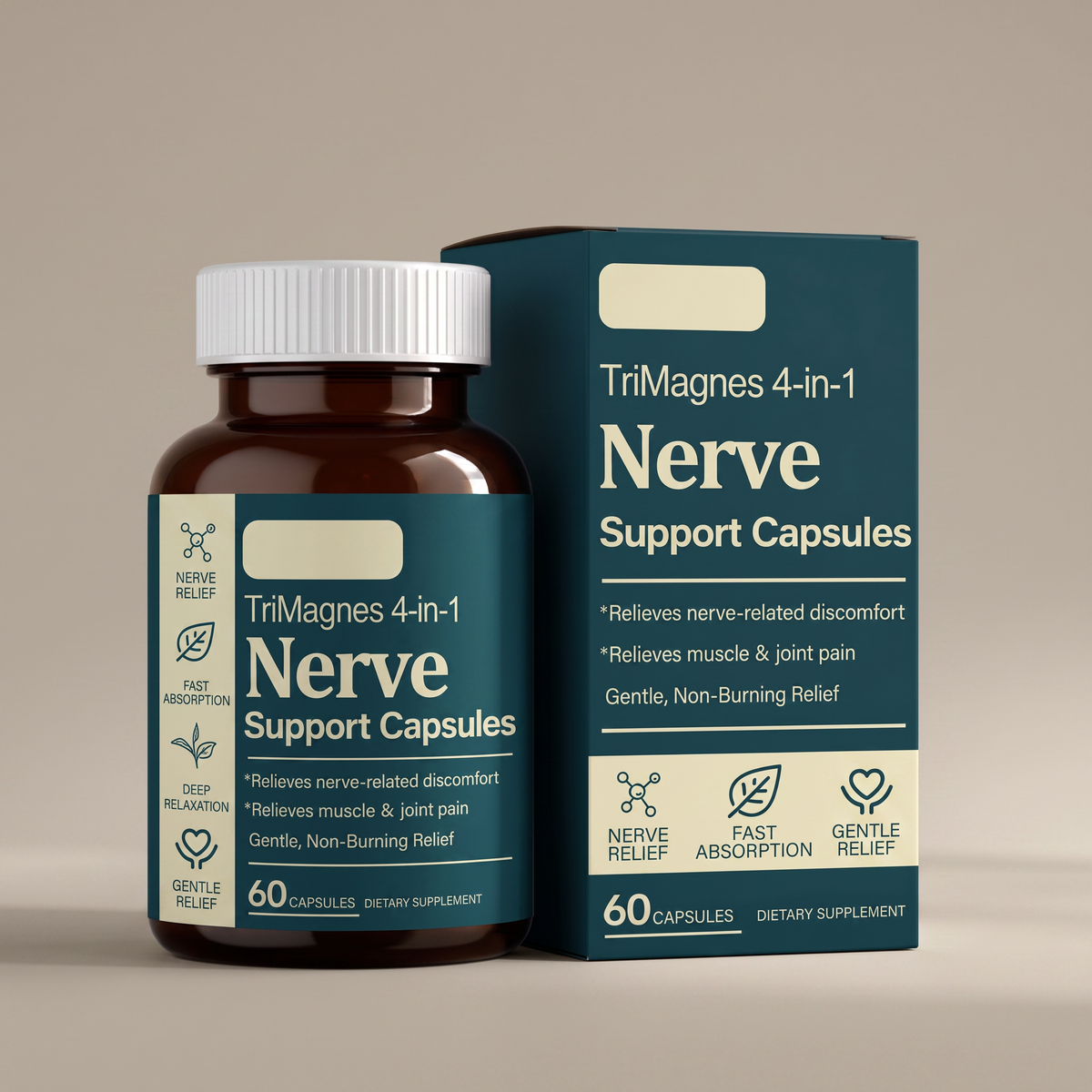 Neuvara TriMagnes 4-in-1, 60 kapslar - 1 pack