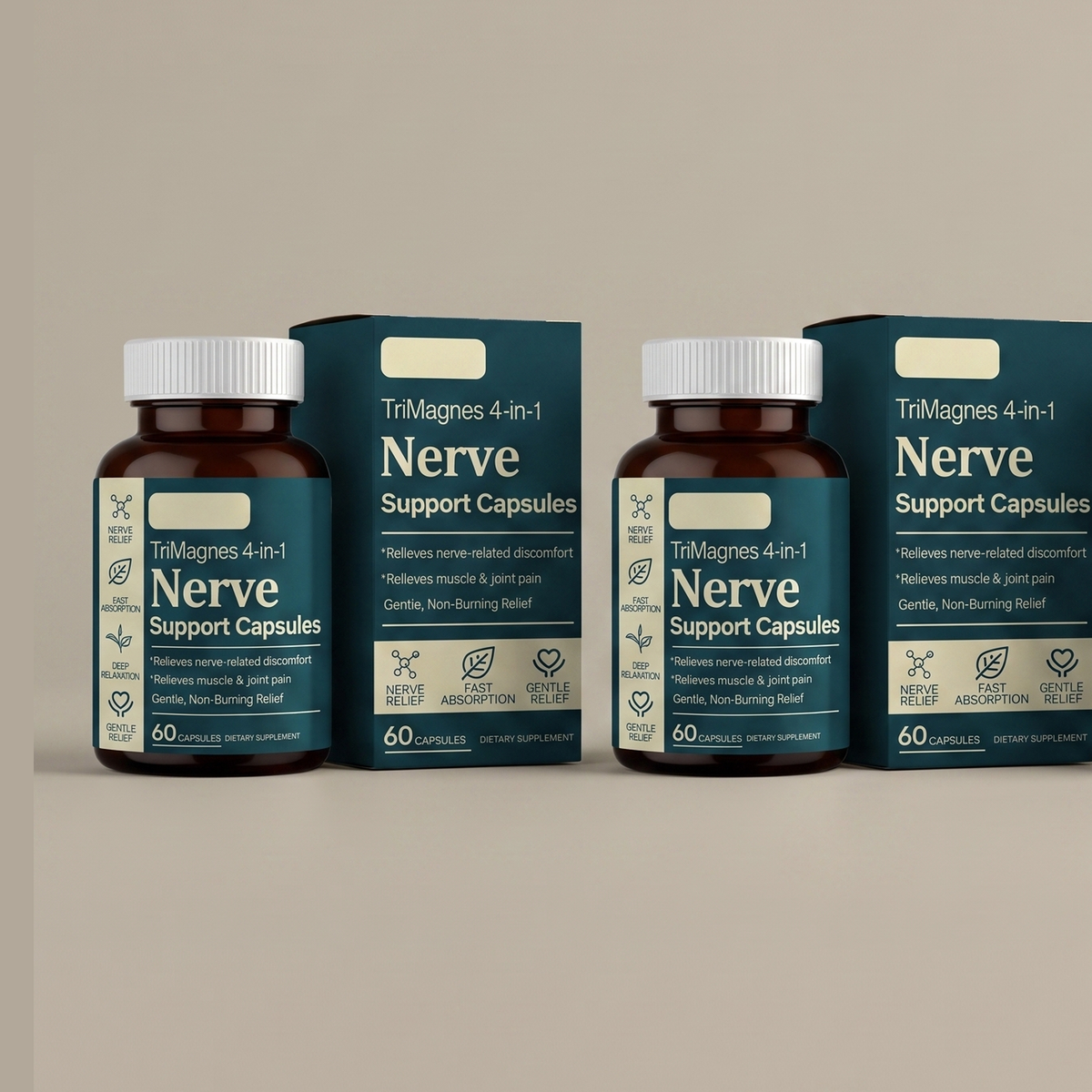 Neuvara TriMagnes 4-in-1, 60 kapslar - 2 pack